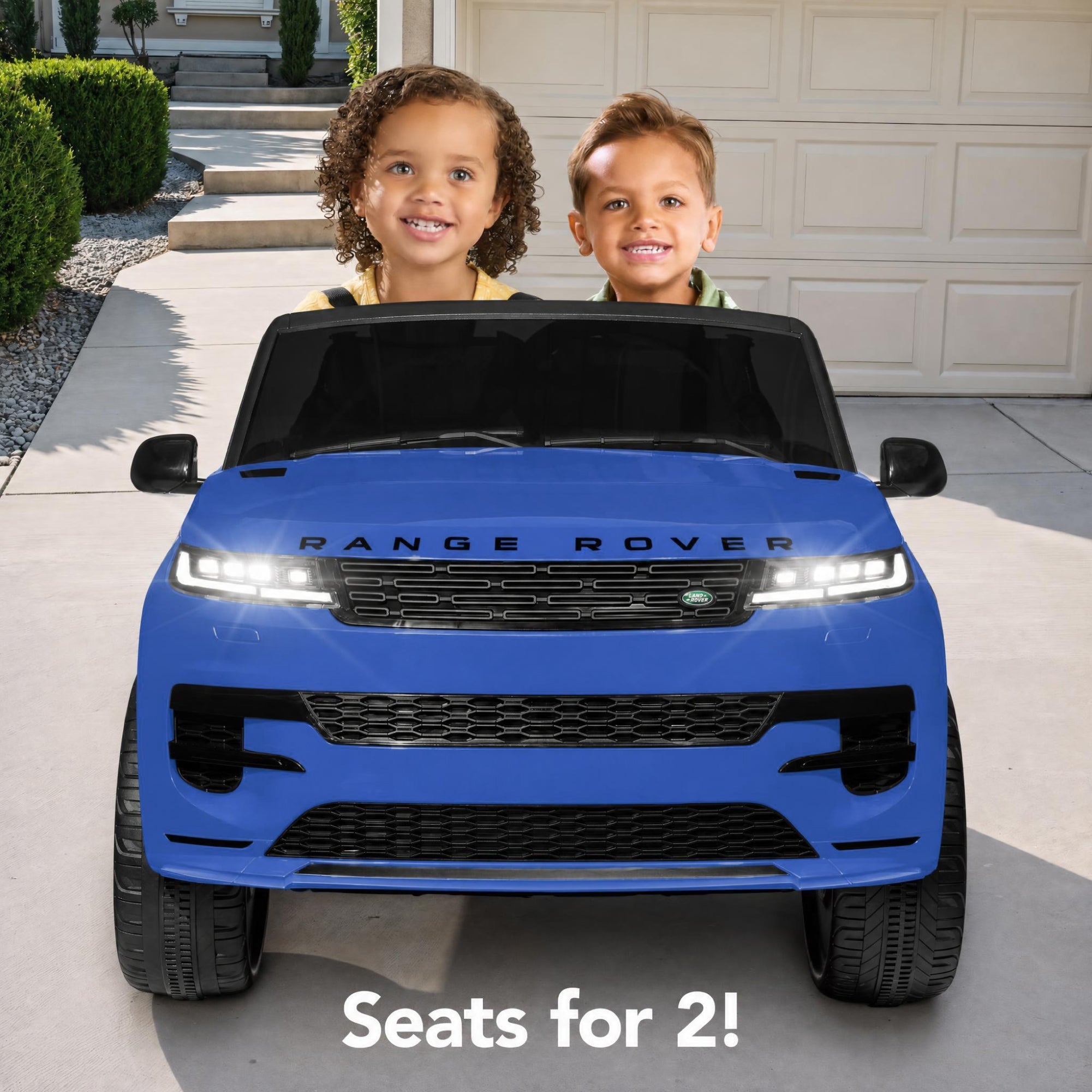 24V 2-Seater Licensed Range Rover Sport Ride-On Car with Parent Control with fun features for everyday play