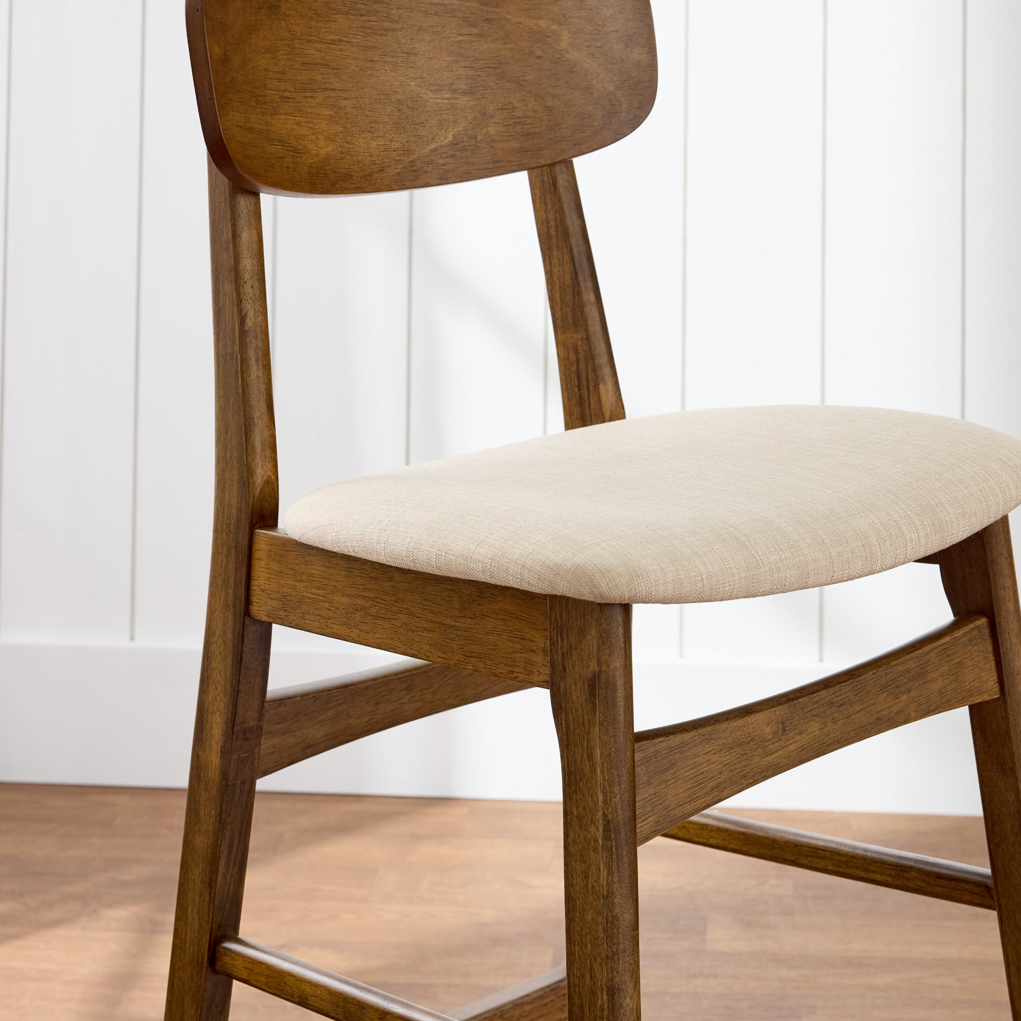 2-Piece Farmhouse Counter Height Bar Stool Set with Cushioned Seat Backrest made for comfortable, organized home spaces