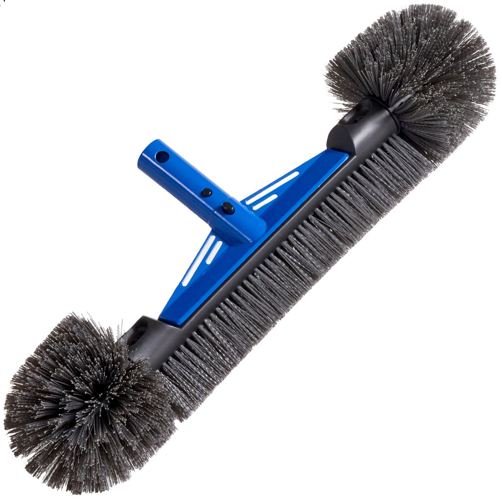 20\" Heavy-Duty Pool Brush Head with Reinforced Aluminum Bracket with reliable function and style