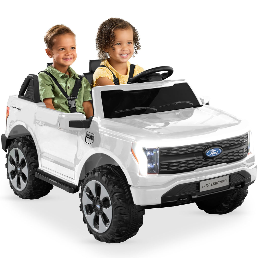 24V Kids Ride On Car Officially Licensed Ford Lightning with Remote 2 Speeds for active play and family fun