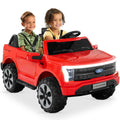 24V Kids Ride On Car Officially Licensed Ford Lightning with Remote 2 Speeds for active play and family fun
