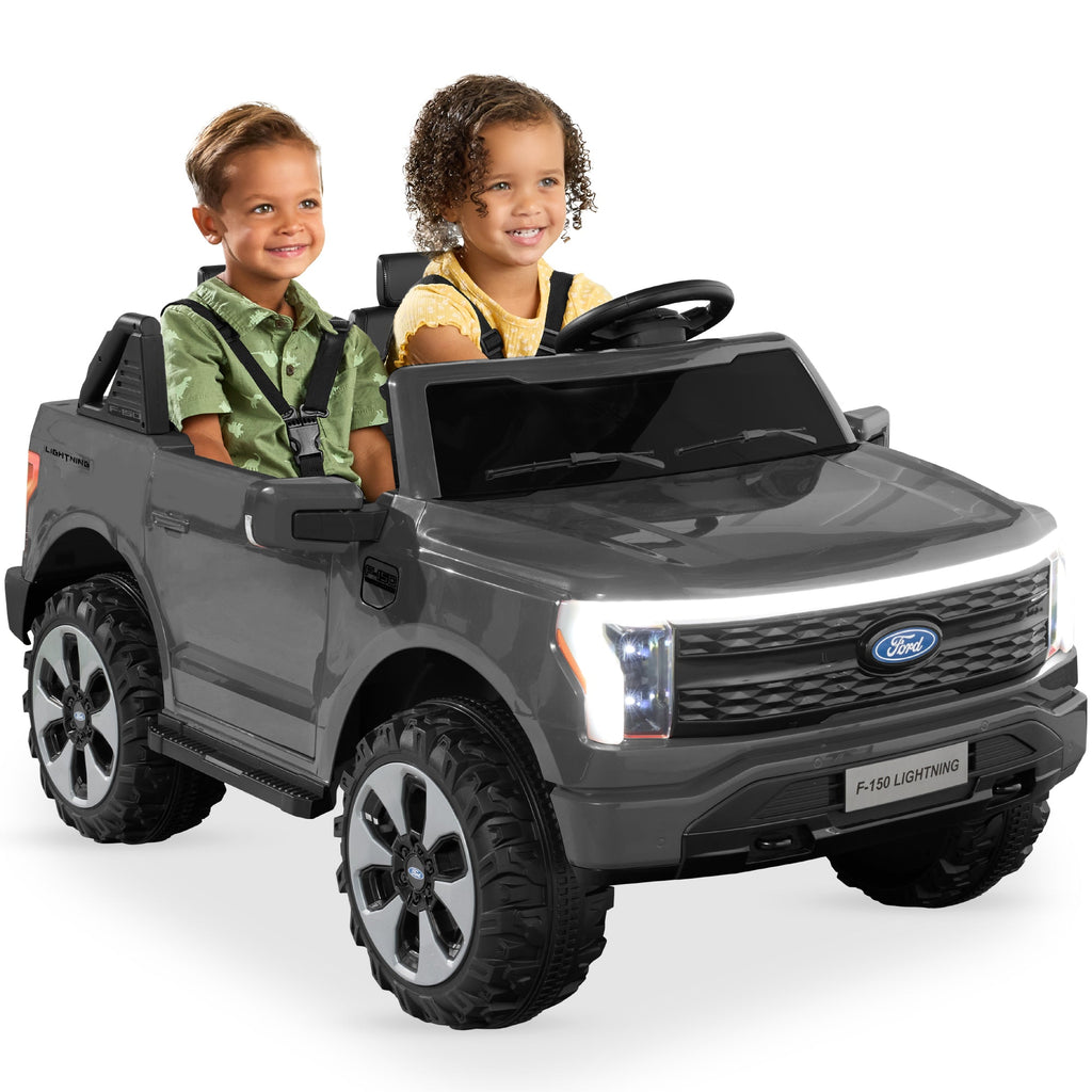 24V Kids Ride On Car Officially Licensed Ford Lightning with Remote 2 Speeds for active play and family fun