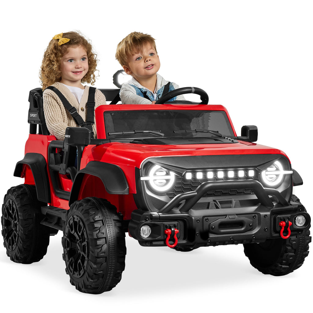 24V 2-Seater Electric Ride-On Car Truck with Parent Control Bluetooth designed for kids' playtime and gifts