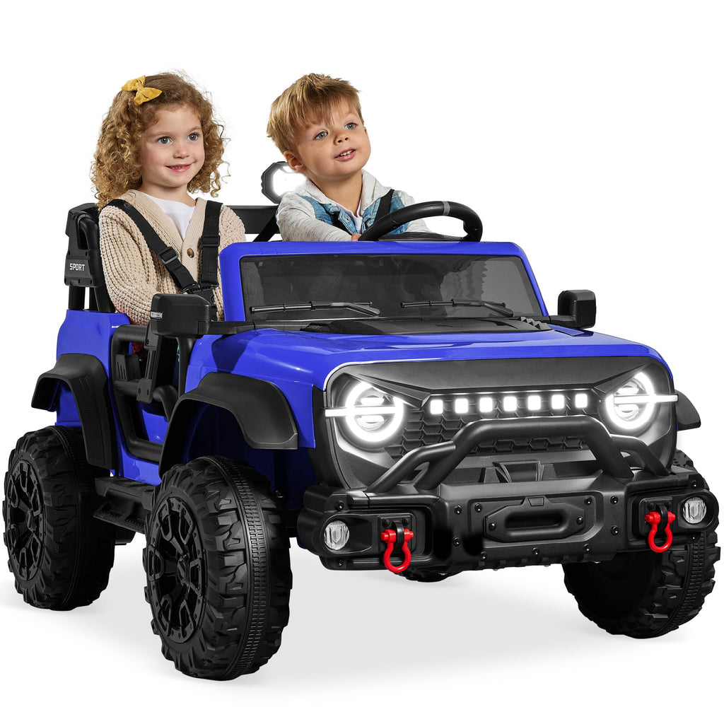 24V 2-Seater Electric Ride-On Car Truck with Parent Control Bluetooth designed for kids' playtime and gifts